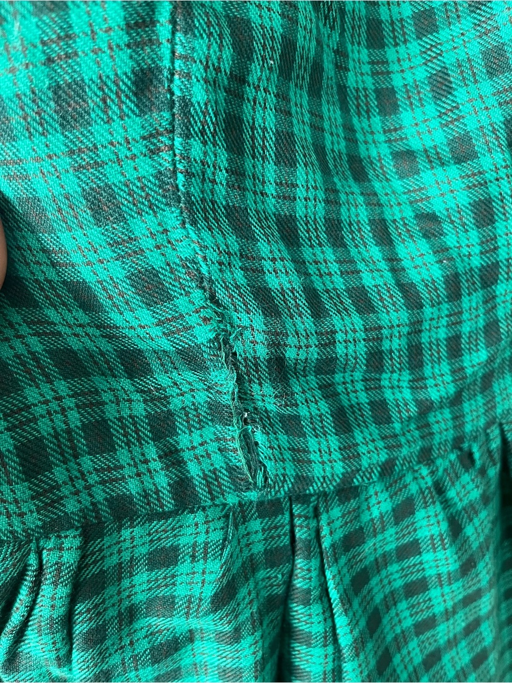 Green Plaid “Cupcake” Dress by Ivy City - Picture 7 of 9